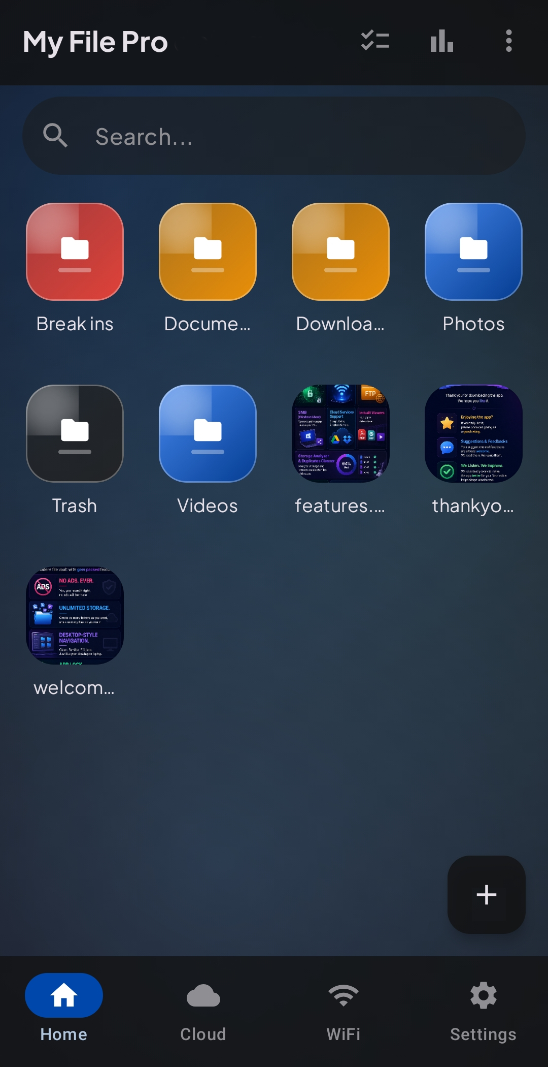 Folders List